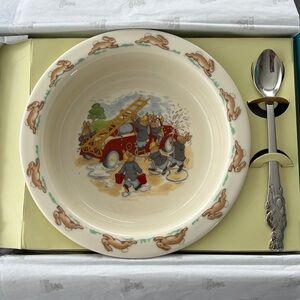 Vintage Birks Bunnykins set